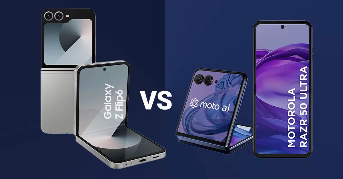 Smartphone Dobrável: Samsung Galaxy Z Flip 6 vs. Motorola Razr 50 Ultra